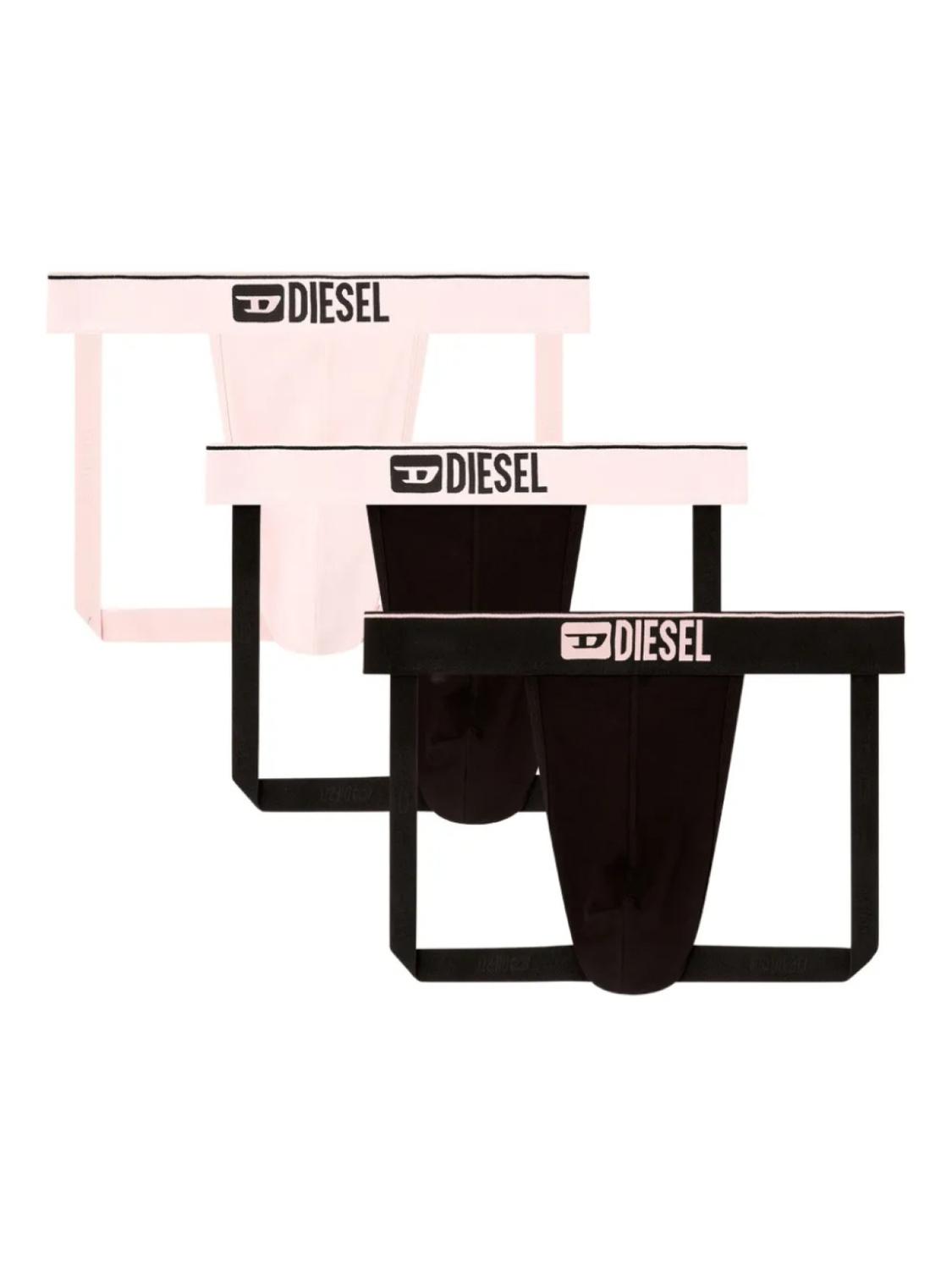 Трусы с логотипом на поясе (упаковка из трех шт.) Diesel, розовый
Трусы с логотипом на поясе (упаковка из трех шт.) Diesel, розовый