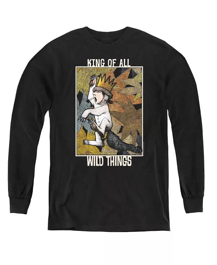 Свитшот с длинным рукавом King Of All Wild Things для мальчиков и подростков Where The Wild Things Are, черный
Свитшот с длинным рукавом King Of All Wild Things для мальчиков и подростков Where The Wild Things Are, черный