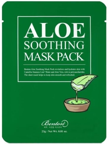 Успокаивающая маска с алоэ / Benton BENTON
Успокаивающая маска с алоэ / Benton BENTON