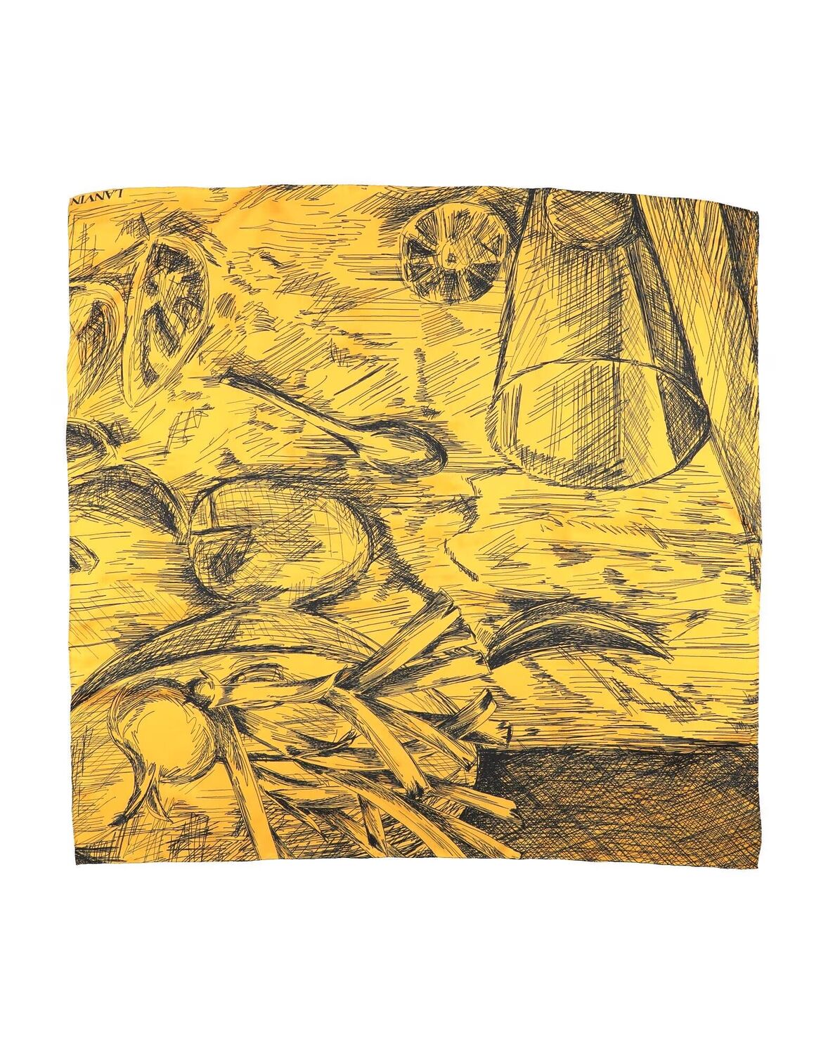 Шарф Lanvin, желтый
Шарф Lanvin, желтый