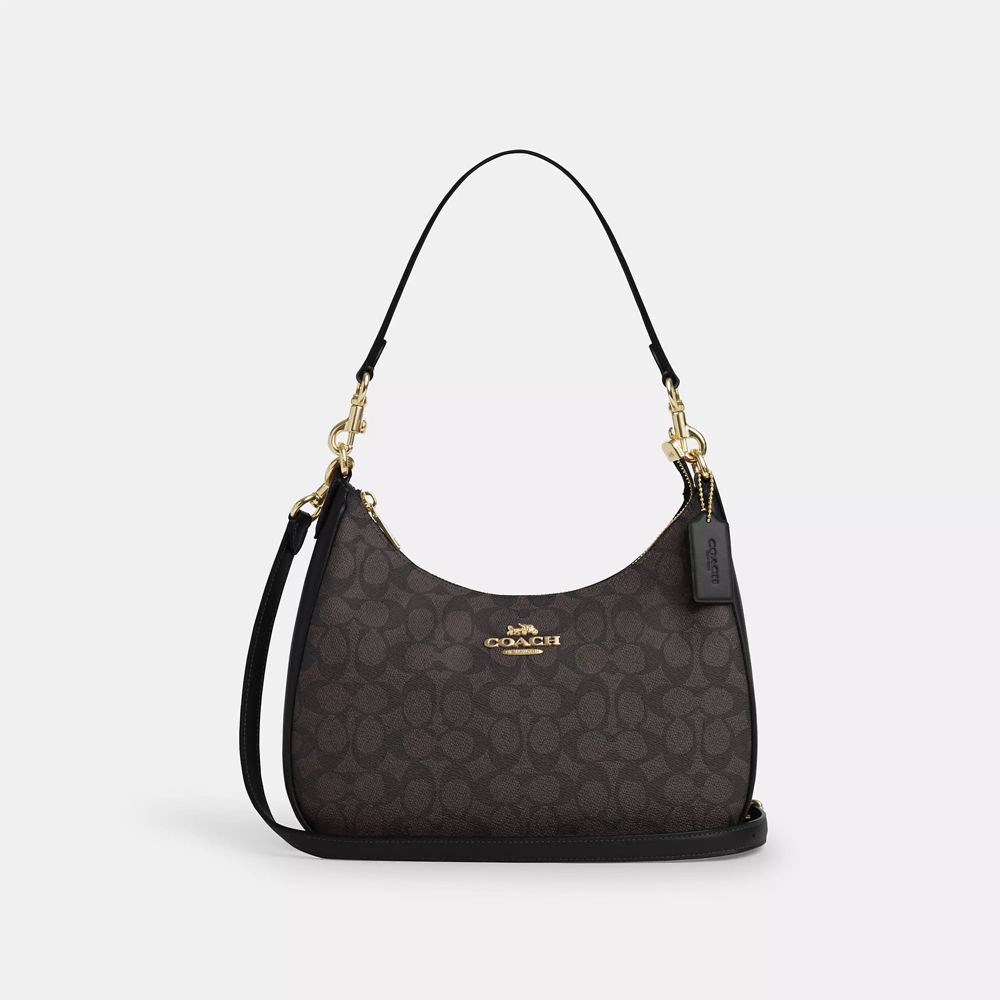 Coach Outlet Сумка Teri Hobo из фирменной ткани, золотой/черный
Coach Outlet Сумка Teri Hobo из фирменной ткани, золотой/черный