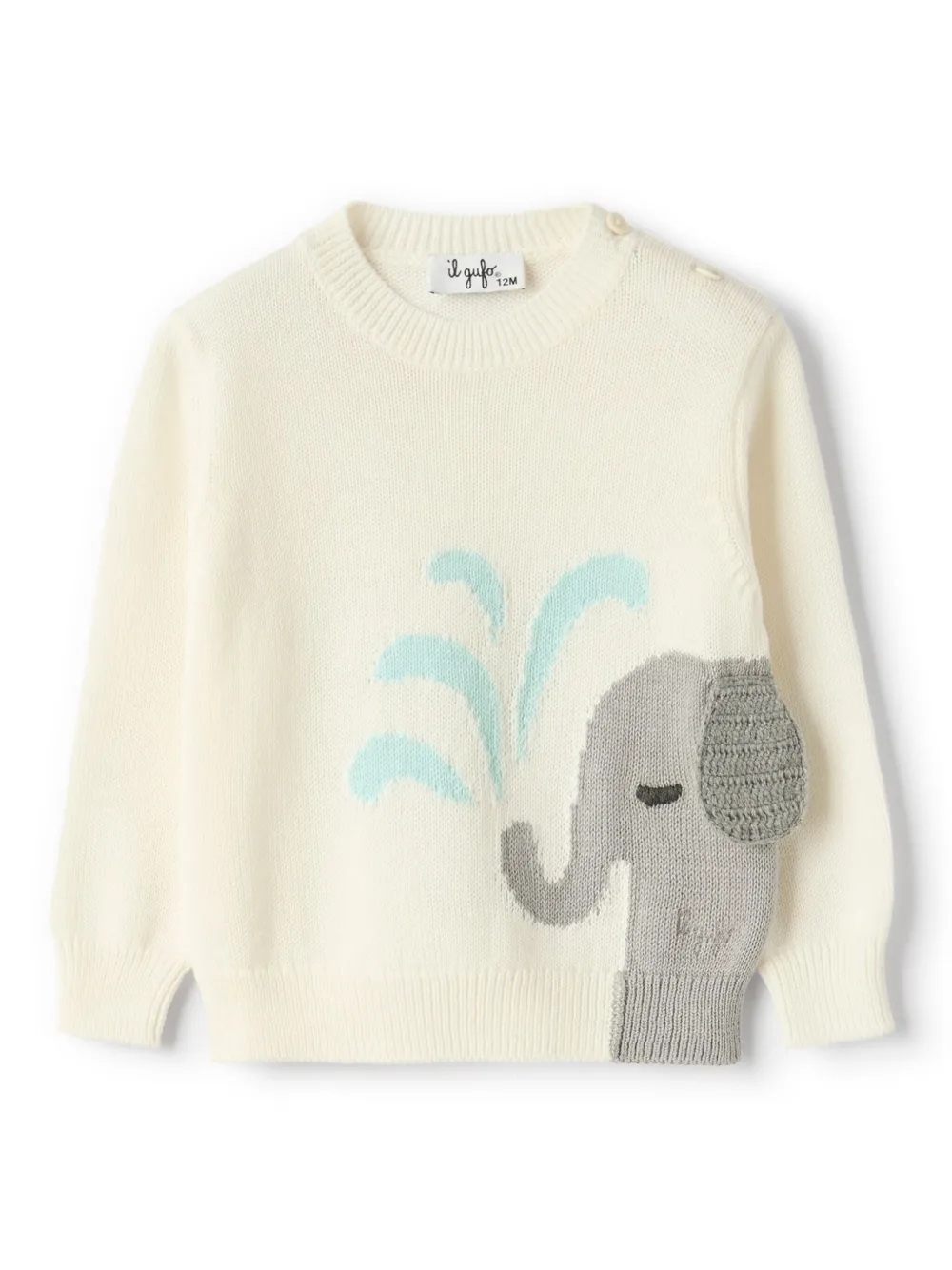 Декорированный свитер Il Gufo, нейтральный 
Декорированный свитер Il Gufo, нейтральный