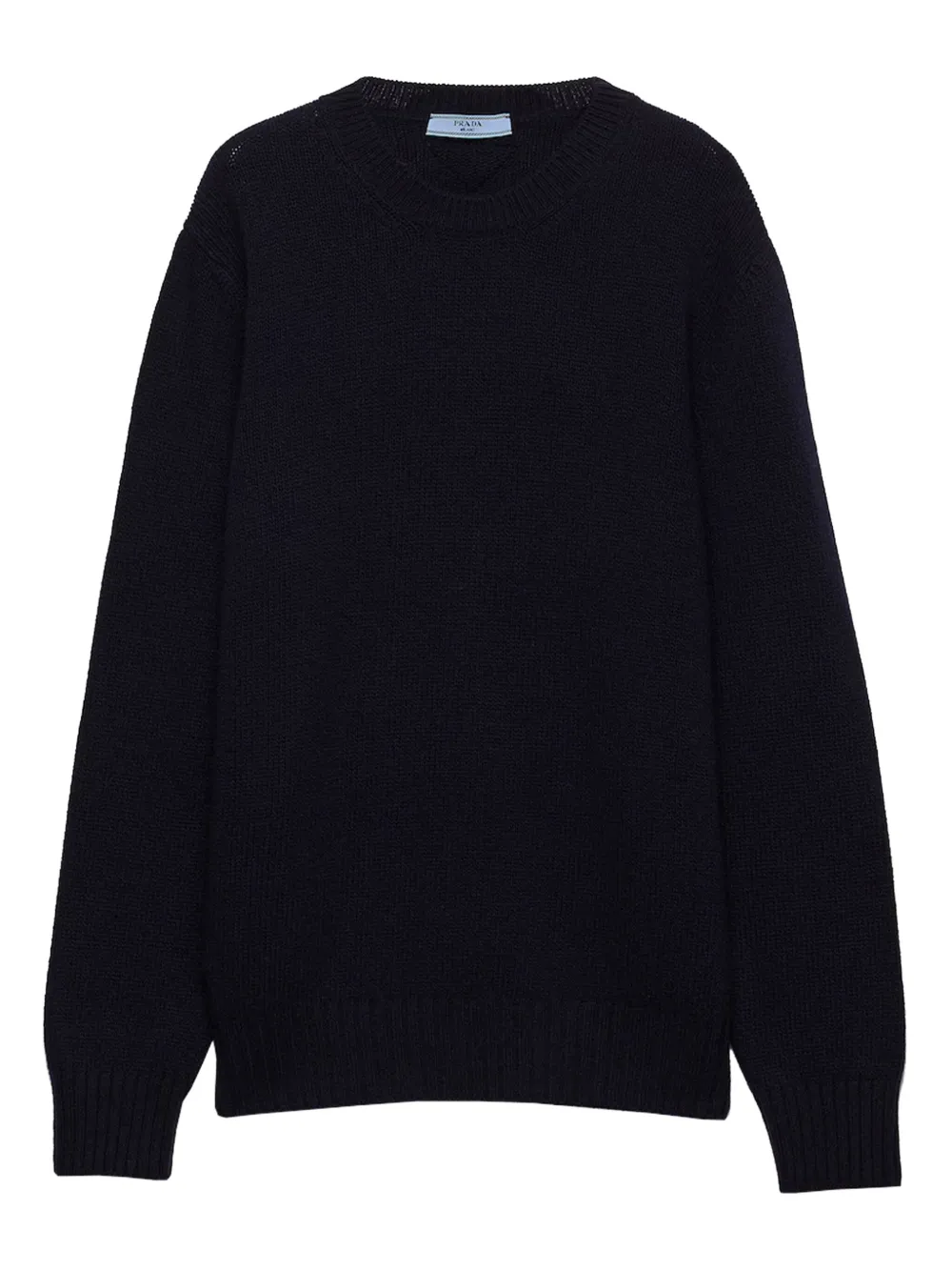 Джемпер с круглым вырезом Prada, синий
Джемпер с круглым вырезом Prada, синий