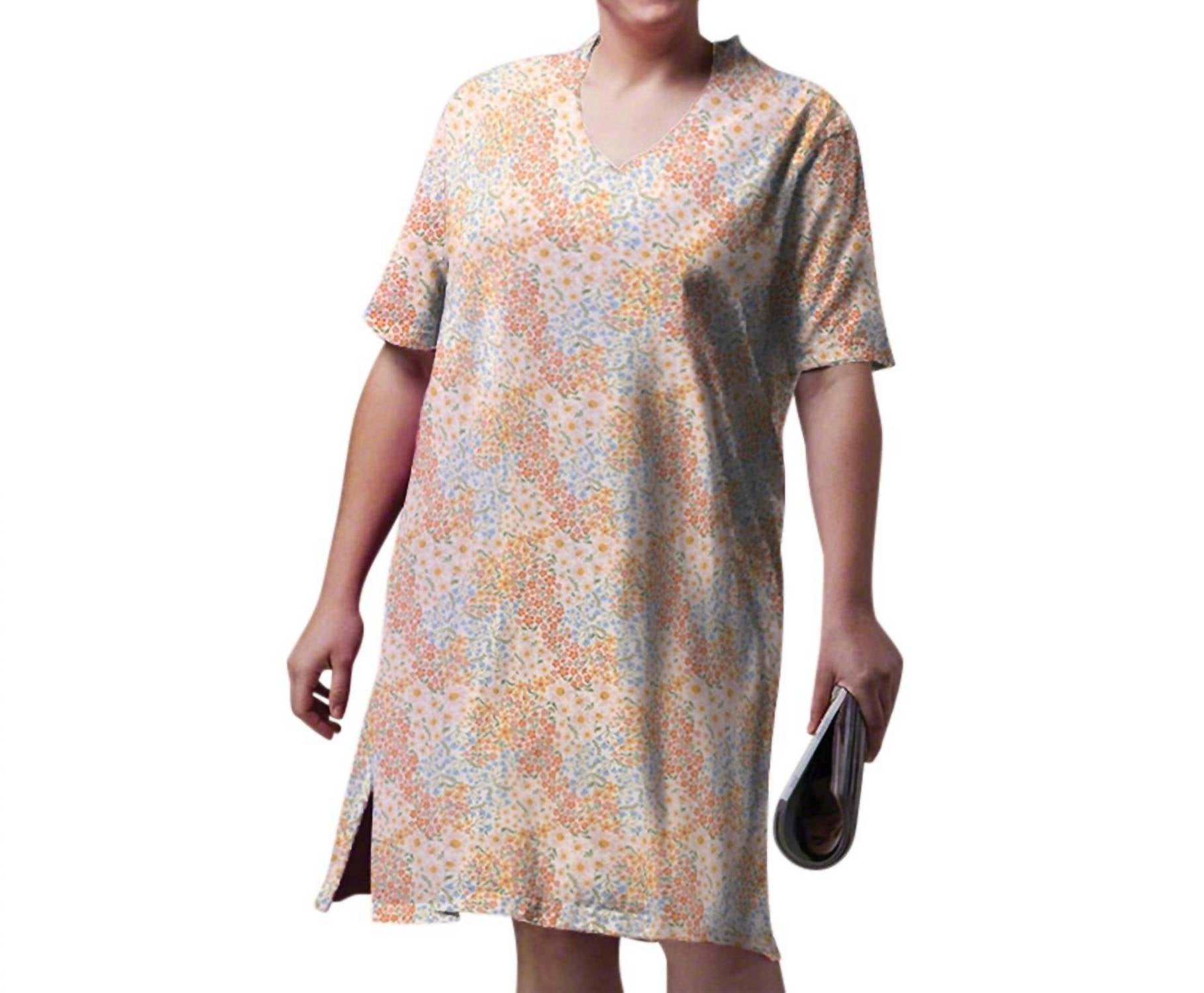 Футболка для сна из ультрамягкого хлопка с короткими рукавами - Plus с мелким лоскутным цветочным принтом On The Plus Side, Ditzy Patchwork Floral
Футболка для сна из ультрамягкого хлопка с короткими рукавами - Plus с мелким лоскутным цветочным принтом On The Plus Side, Ditzy Patchwork Floral