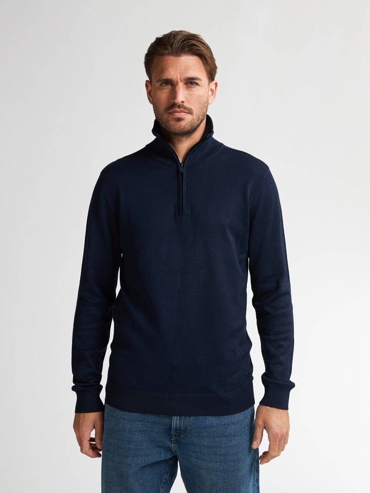 Вязаный свитер Lexington с полумолнией синего цвета Petrol Industries
Вязаный свитер Lexington с полумолнией синего цвета Petrol Industries