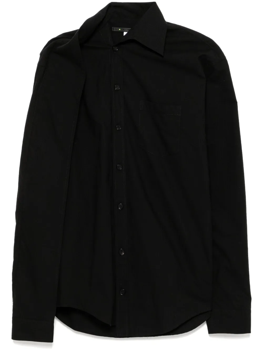 Блузка с асимметричным воротником Sankuanz, черный
Блузка с асимметричным воротником Sankuanz, черный