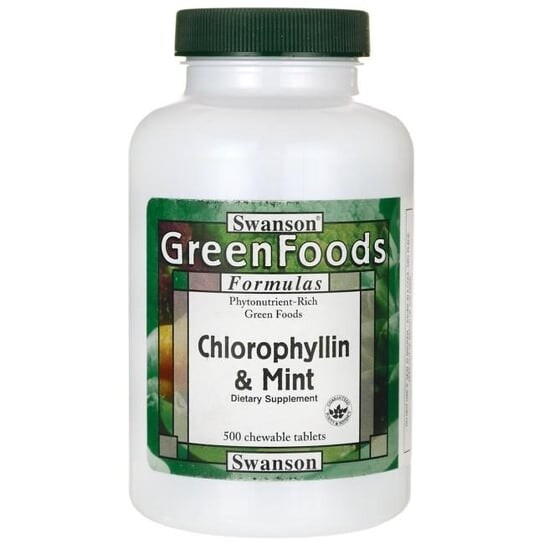 Swanson, Хлорофилл с мятой 500 пастилок
Swanson, Хлорофилл с мятой 500 пастилок
