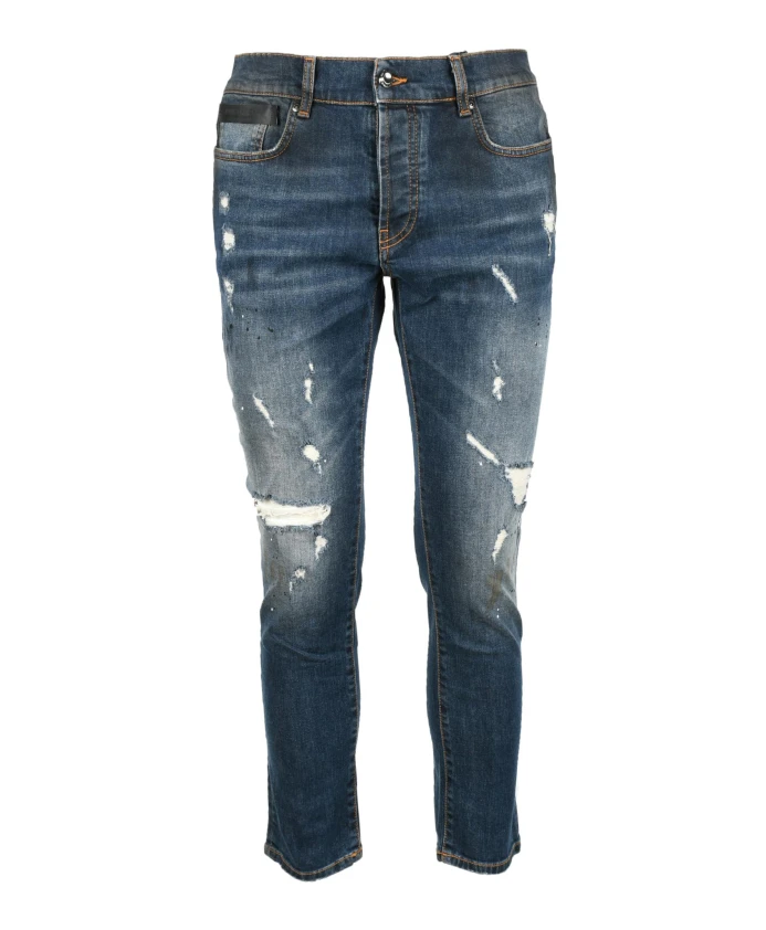 Современные джинсы из хлопка и эластана Costume National, синий
Современные джинсы из хлопка и эластана Costume National, синий