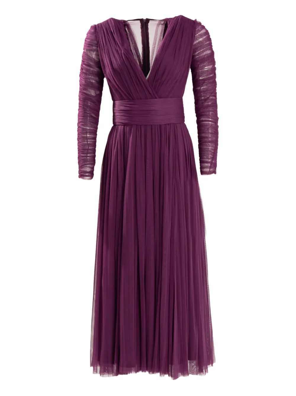 Платье миди с длинными рукавами и плиссировкой Ana Radu, фиолетовый
Платье миди с длинными рукавами и плиссировкой Ana Radu, фиолетовый