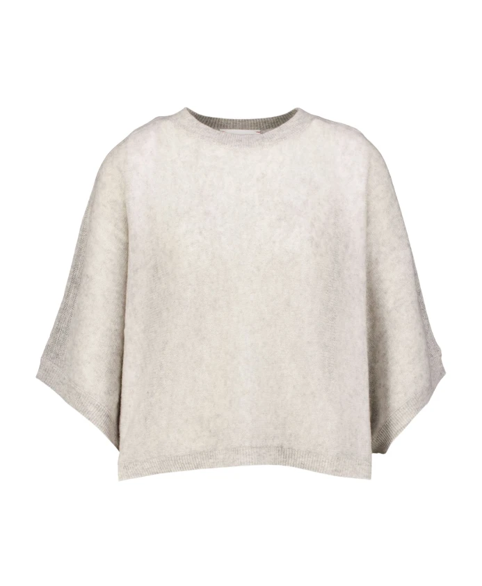 Кашемировое пончо-пуловер в стиле «летучая мышь». Absolut Cashmere, серый
Кашемировое пончо-пуловер в стиле «летучая мышь». Absolut Cashmere, серый