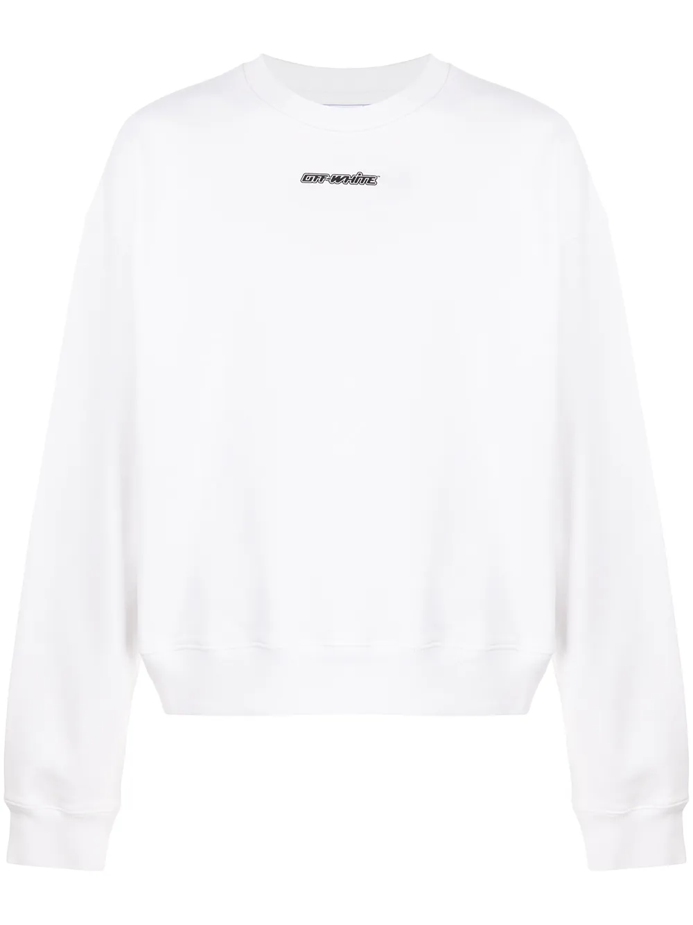 Толстовка с круглым вырезом и логотипом OFF-WHITE, белый
Толстовка с круглым вырезом и логотипом OFF-WHITE, белый