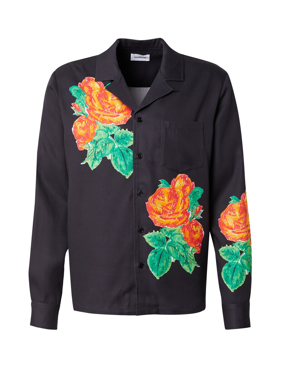 Рубашка обычного кроя на пуговицах Soulland Joe, черный
Рубашка обычного кроя на пуговицах Soulland Joe, черный