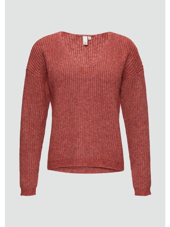 Вязаный свитер цвета 38W0_рубиново-красный QS
Вязаный свитер цвета 38W0_рубиново-красный QS