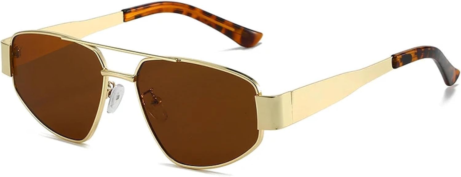 Ретро металлические солнцезащитные очки «кошачий глаз» для женщин, модные, темно-зеленые, с защитой от УФ-излучения UV400, для мужчин, в стиле панк HHZZYVY, Golden Tea
Ретро металлические солнцезащитные очки «кошачий глаз» для женщин, модные, темно-зеленые, с защитой от УФ-излучения UV400, для мужчин, в стиле панк HHZZYVY, Golden Tea