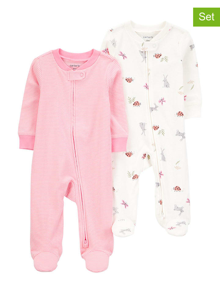 Комбинезон carter's, розовый/белый 
Комбинезон carter's, розовый/белый