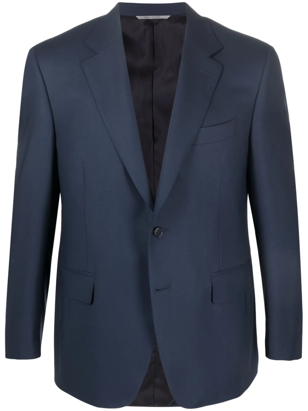 Шерстяной однобортный пиджак Canali, синий
Шерстяной однобортный пиджак Canali, синий