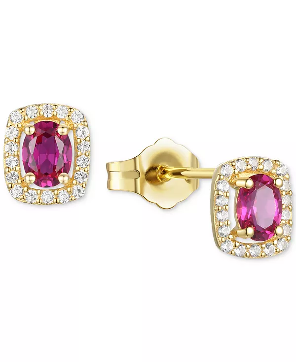 Серьги-Гвоздики с овальным венцом из стерлингового серебра с выращенными в лаборатории сапфирами (3/8 карата, tw) и выращенными в лаборатории белыми сапфирами (1/8 карата, tw) (также с другими драгоценными камнями) Macy'S, ruby
Серьги-Гвоздики с овальным венцом из стерлингового серебра с выращенными в лаборатории сапфирами (3/8 карата, tw) и выращенными в лаборатории белыми сапфирами (1/8 карата, tw) (также с другими драгоценными камнями) Macy'S, ruby