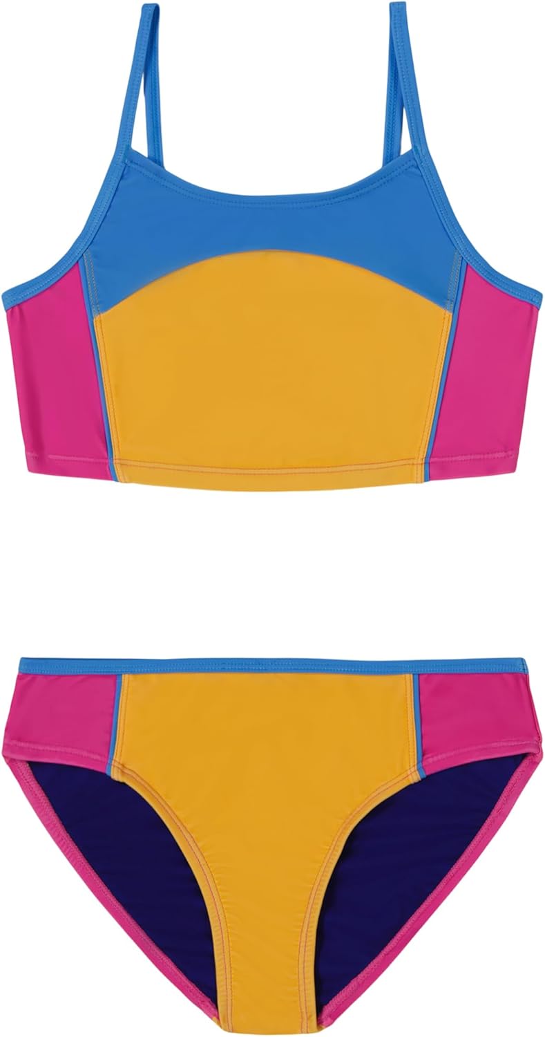 Комплект бикини для девочек Under Armour Girls из двух частей, Rebel Pink Colorblock
Комплект бикини для девочек Under Armour Girls из двух частей, Rebel Pink Colorblock