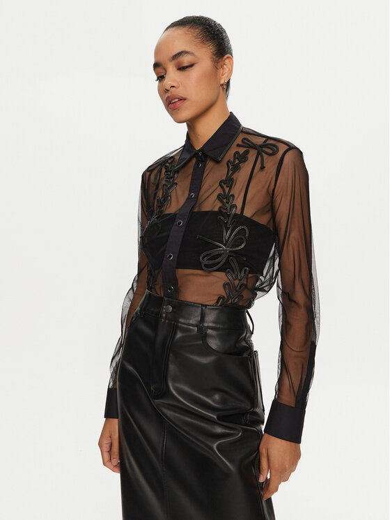 Рубашка стандартного кроя Pinko, черный
Рубашка стандартного кроя Pinko, черный