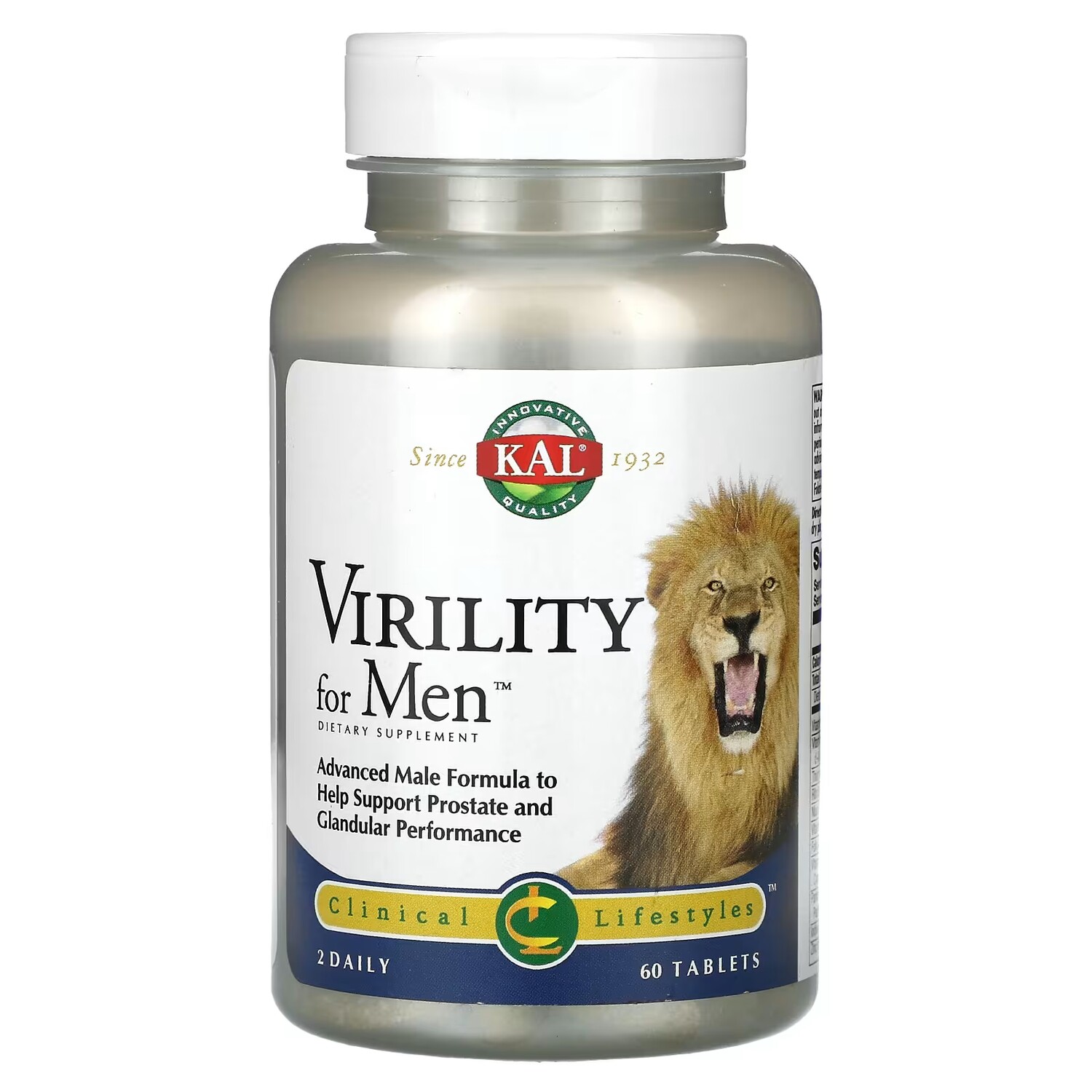 Добавка KAL Virility for Men, 60 таблеток
Добавка KAL Virility for Men, 60 таблеток