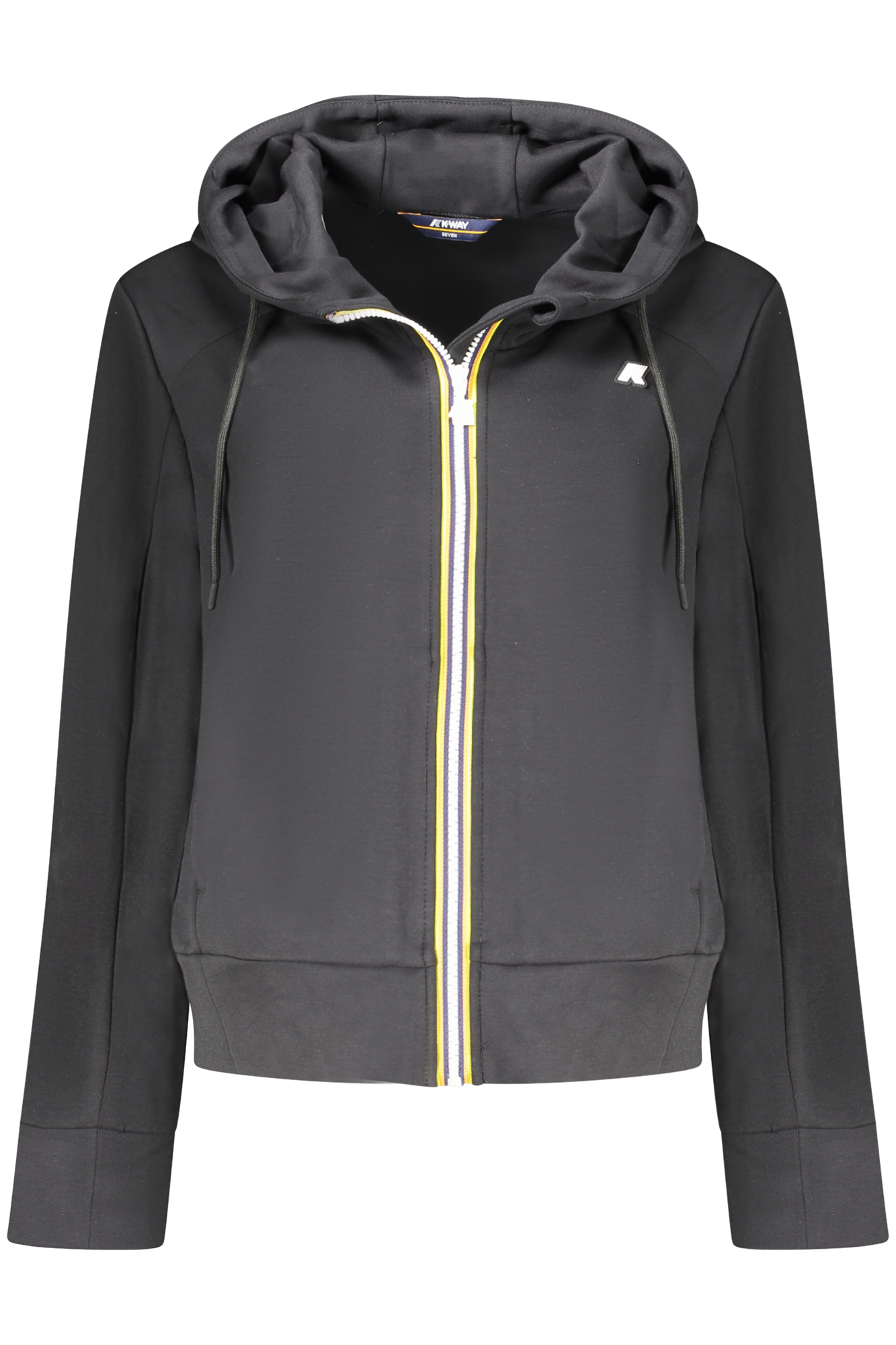 Толстовка женская K-Way на молнии, черный
Толстовка женская K-Way на молнии, черный