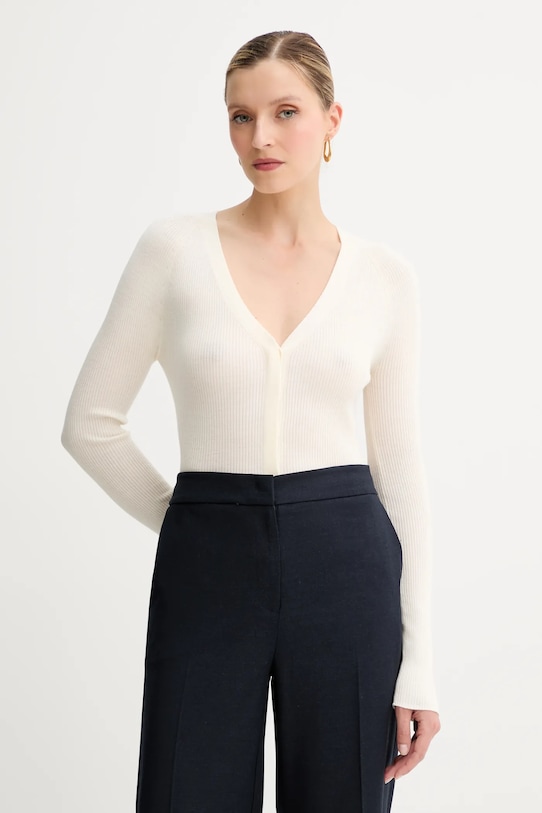 Шерстяной кардиган Boss, бежевый
Шерстяной кардиган Boss, бежевый