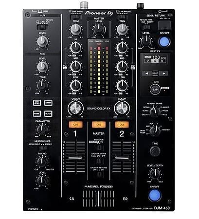 Микшер Pioneer DJM-450 2-Channel DJ Mixer 
Микшер Pioneer DJM-450 2-Channel DJ Mixer
