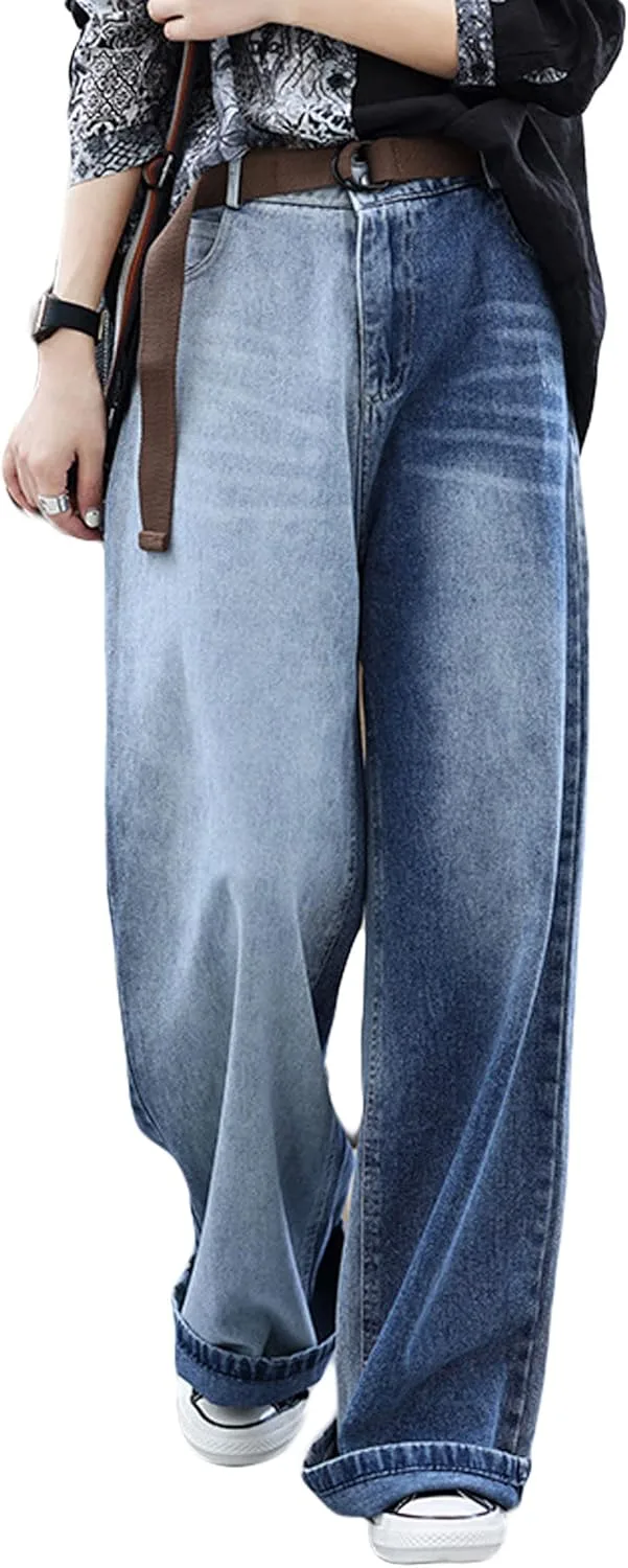 Женские джинсы CHARTOU Boyfriend с потертостями и градиентом
Женские джинсы CHARTOU Boyfriend с потертостями и градиентом