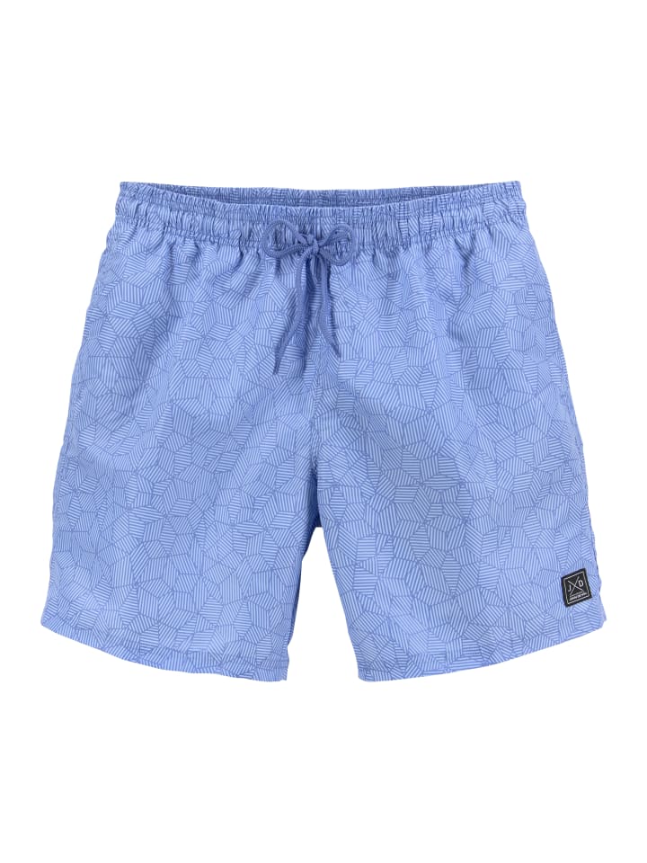 Синие принтованные шорты для плавания John Devin
Синие принтованные шорты для плавания John Devin