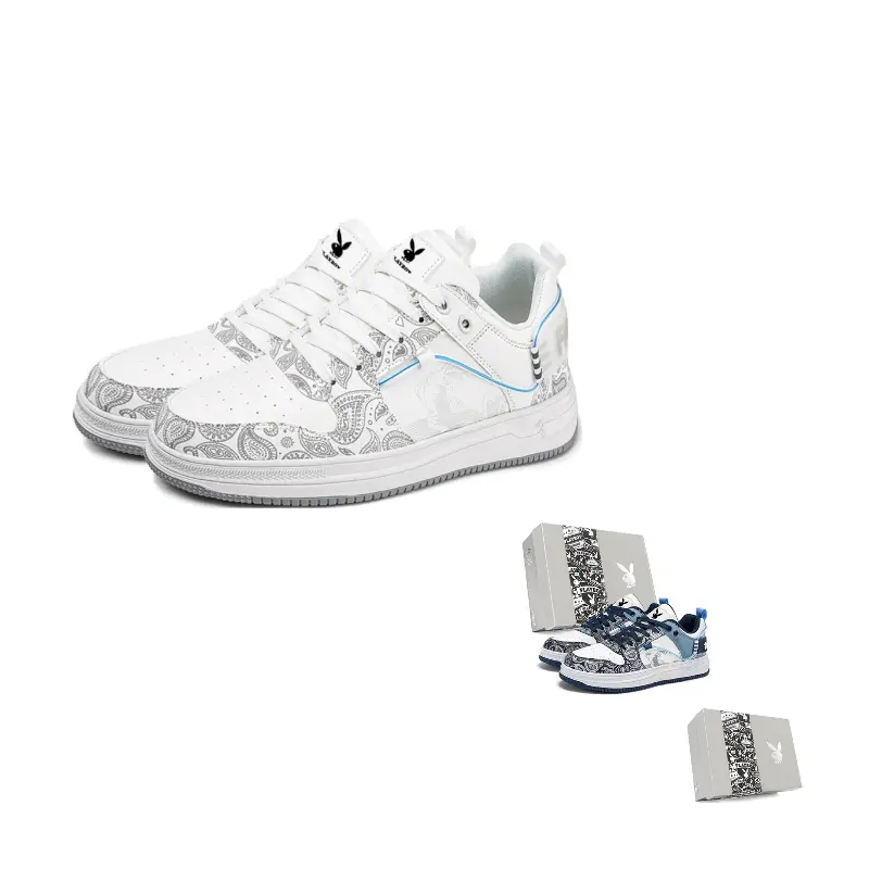 Низкие кроссовки для скейтбординга мужские в коробке Playboy, серебро
Низкие кроссовки для скейтбординга мужские в коробке Playboy, серебро