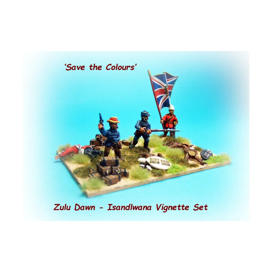 Набор виньеток Zulu Dawn — «Сохраните цвета», Zulu War 1897 - British (28mm)
Набор виньеток Zulu Dawn — «Сохраните цвета», Zulu War 1897 - British (28mm)