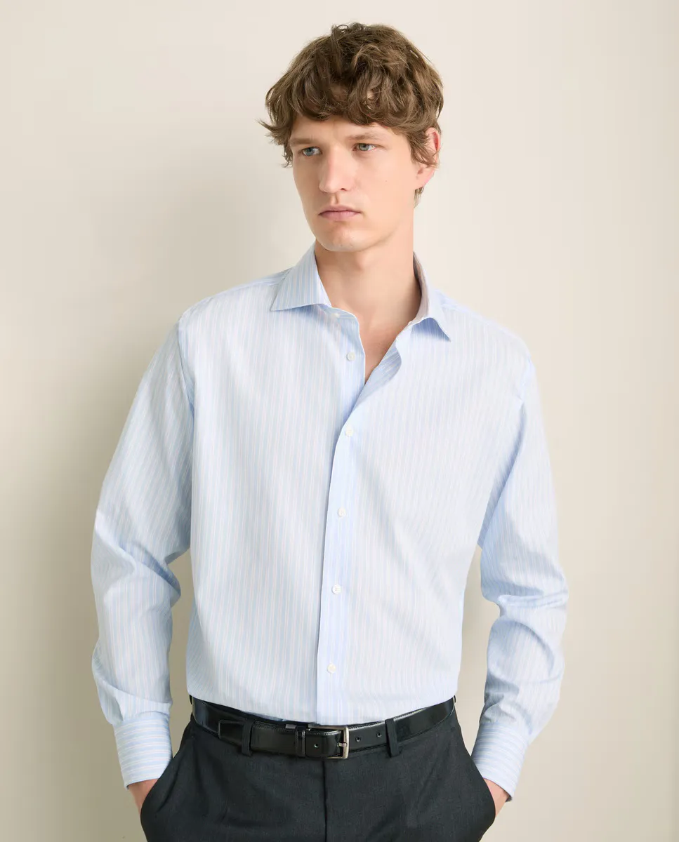 Мужская рубашка из египетского хлопка с длинными рукавами Emidio Tucci, синий
Мужская рубашка из египетского хлопка с длинными рукавами Emidio Tucci, синий