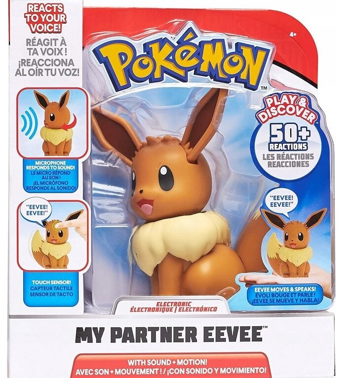 Интерактивная фигурка покемона Иви 12 см Pokemon
Интерактивная фигурка покемона Иви 12 см Pokemon