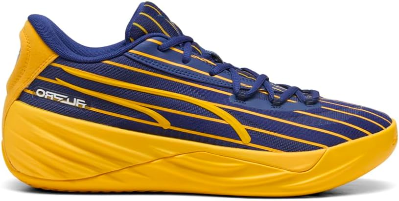 Мужские баскетбольные кроссовки PUMA All Pro Nitro с игольчатым узором - синие
Мужские баскетбольные кроссовки PUMA All Pro Nitro с игольчатым узором - синие