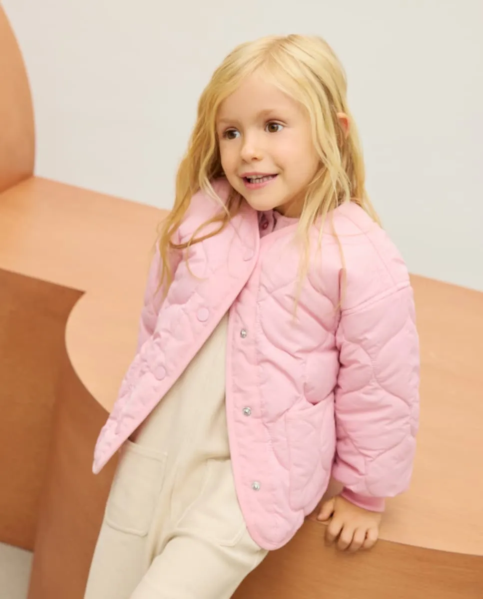 Спортивная стеганая куртка с волнами и кантами из микровельвета в тон для девочки Kids El Corte Inglés, лиловый
Спортивная стеганая куртка с волнами и кантами из микровельвета в тон для девочки Kids El Corte Inglés, лиловый