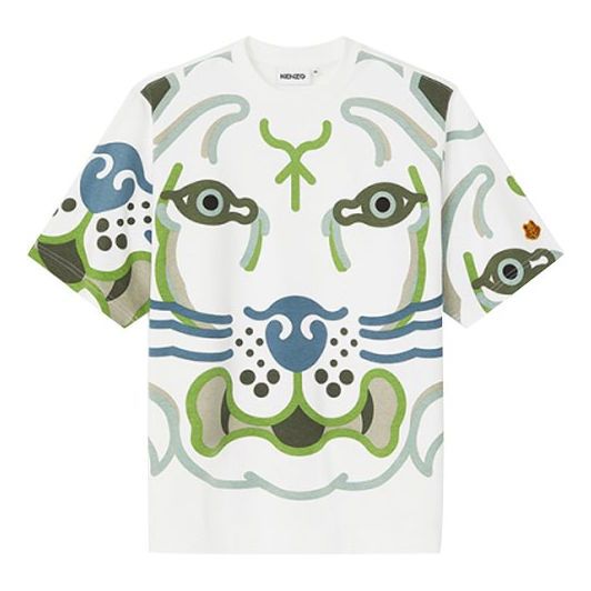 Футболка men's ss21 tiger printing round neck pullover short sleeve white Kenzo, белый
Футболка men's ss21 tiger printing round neck pullover short sleeve white Kenzo, белый