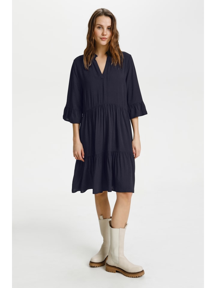 Платье EdaSZ, свободного кроя, темно-синего цвета SAINT TROPEZ
Платье EdaSZ, свободного кроя, темно-синего цвета SAINT TROPEZ