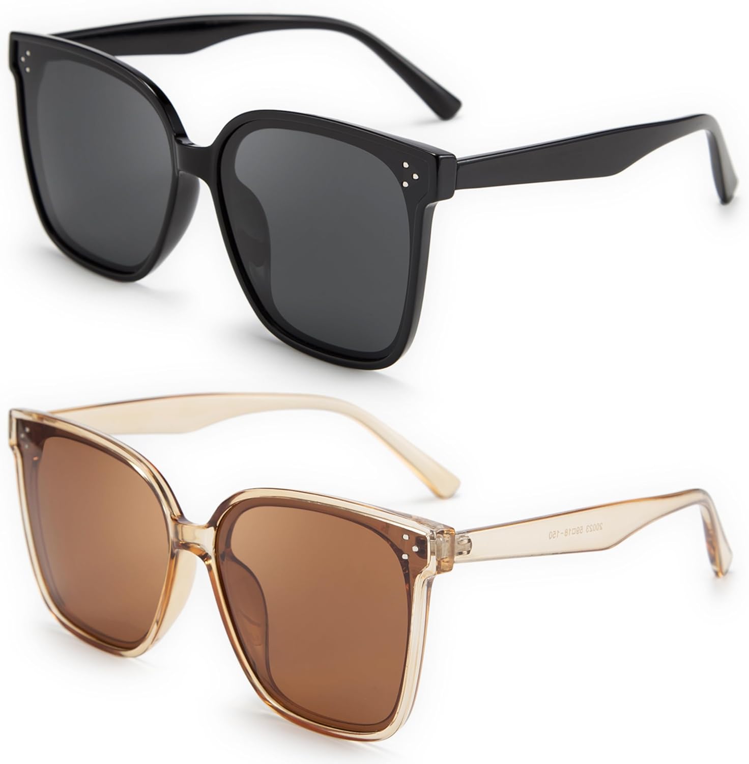 Солнцезащитные очки FEISEDY увеличенного размера с поляризацией - защита UV400, квадратная форма, стильные солнцезащитные очки для активного отдыха и повседневной носки B2600, Z2pack Obsidian+ Champagne Crystal
Солнцезащитные очки FEISEDY увеличенного размера с поляризацией - защита UV400, квадратная форма, стильные солнцезащитные очки для активного отдыха и повседневной носки B2600, Z2pack Obsidian+ Champagne Crystal
