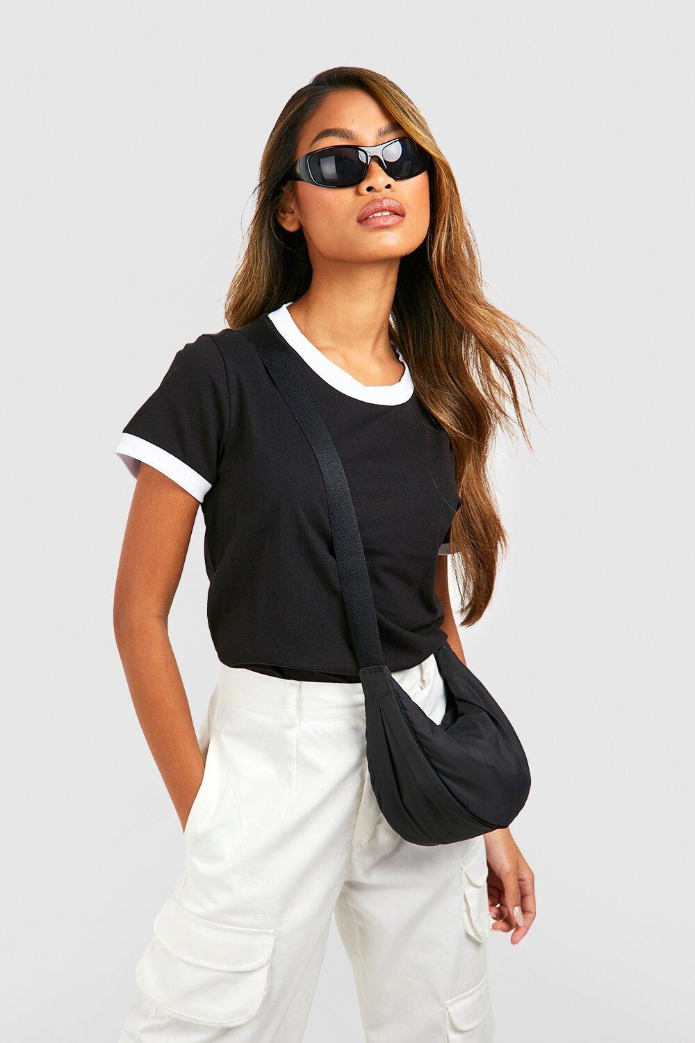 Футболка рингер Boohoo, черный
Футболка рингер Boohoo, черный