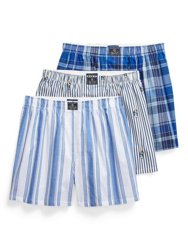 Лёгкие боксеры из хлопкового полотна Ralph Lauren, Pack of 3, Blue
Лёгкие боксеры из хлопкового полотна Ralph Lauren, Pack of 3, Blue