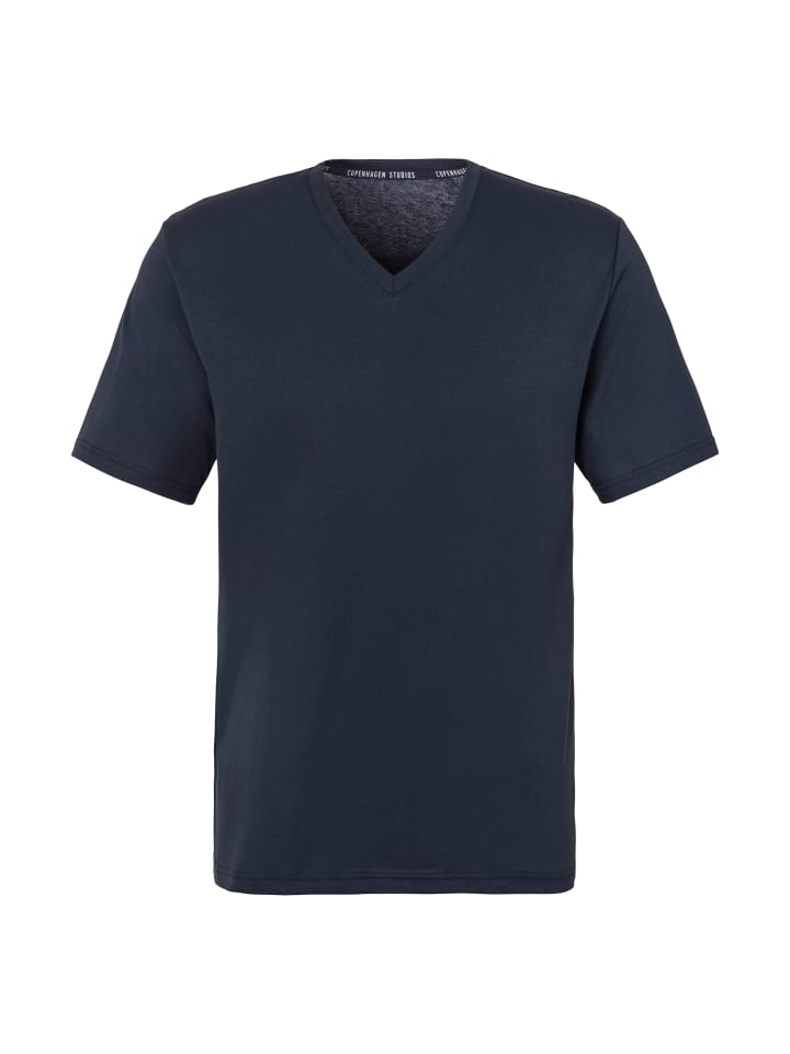 Футболка темно-синего цвета Copenhagen Studios
Футболка темно-синего цвета Copenhagen Studios