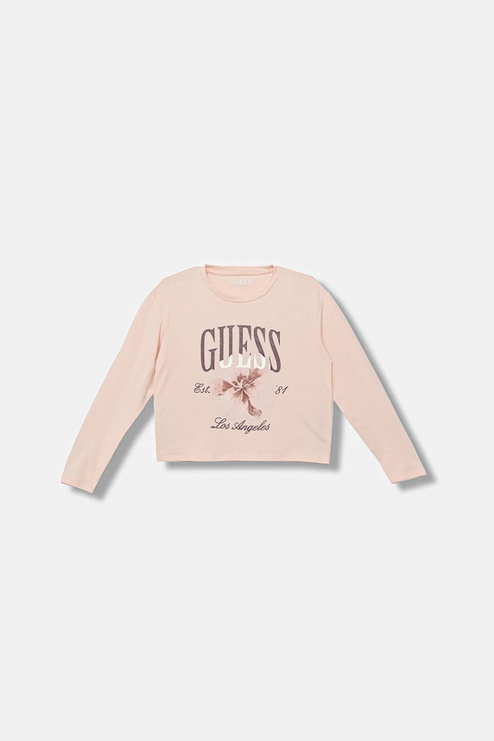 Детский лонгслив Guess, розовый
Детский лонгслив Guess, розовый