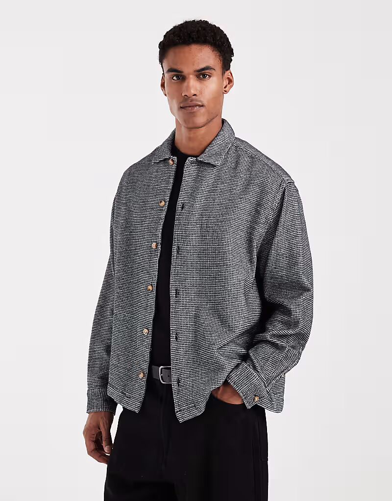 Рубашка свободного кроя темно-серого цвета Asos Design
Рубашка свободного кроя темно-серого цвета Asos Design