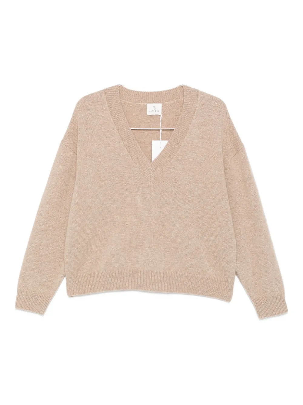 Кашемировый джемпер с V-образным вырезом ANINE BING, коричневый
Кашемировый джемпер с V-образным вырезом ANINE BING, коричневый