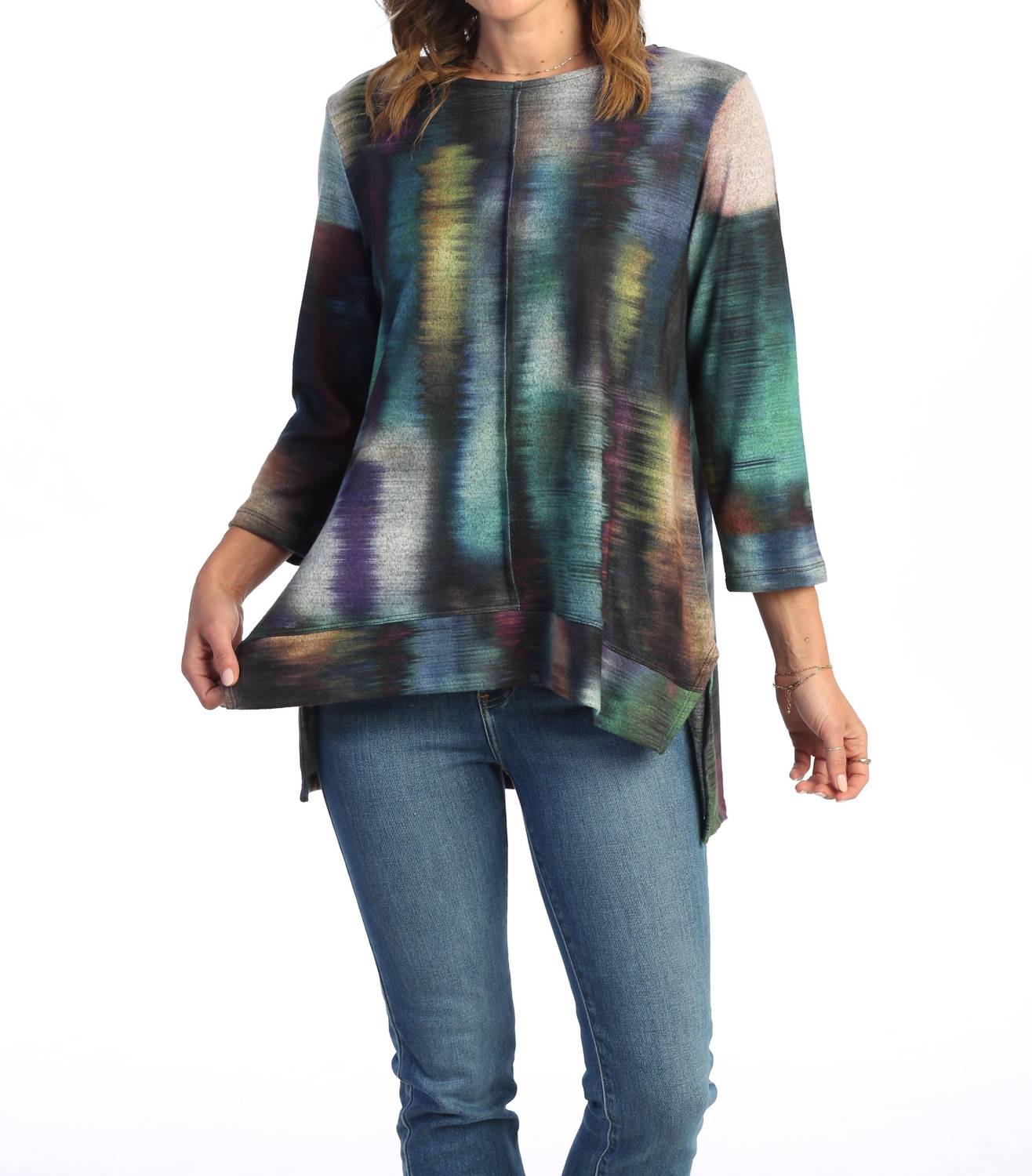 Reflections топ с разрезом из фактурного трикотажа в мультиколоре Jess & Jane
Reflections топ с разрезом из фактурного трикотажа в мультиколоре Jess & Jane