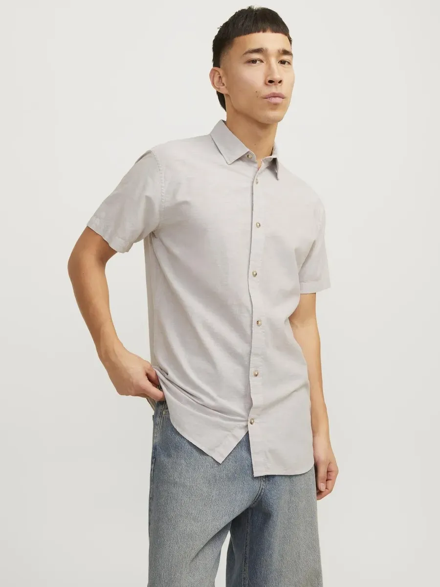 Рубашка с короткими рукавами Jack & Jones "JJESUMMER LINEN BLEND SHIRT SS SN", цвет Crockery
Рубашка с короткими рукавами Jack & Jones "JJESUMMER LINEN BLEND SHIRT SS SN", цвет Crockery