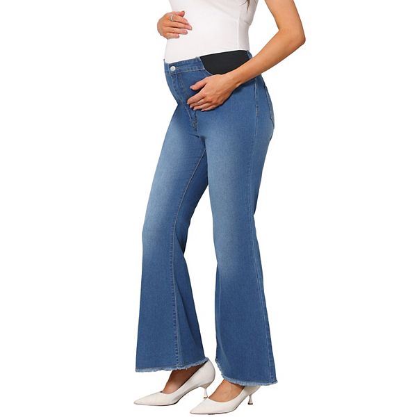 Женские джинсы для беременных bootcut с растяжкой mid rise и бахромой Inspire Chic, Blue
Женские джинсы для беременных bootcut с растяжкой mid rise и бахромой Inspire Chic, Blue