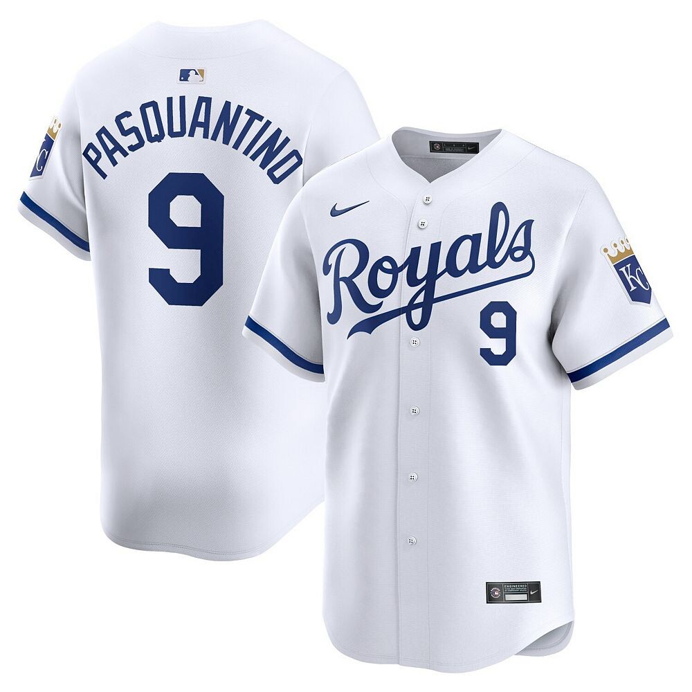 Мужская белая майка Nike Vinnie Pasquantino Kansas City Royals Home Limited Player, цвет Ryl White
Мужская белая майка Nike Vinnie Pasquantino Kansas City Royals Home Limited Player, цвет Ryl White