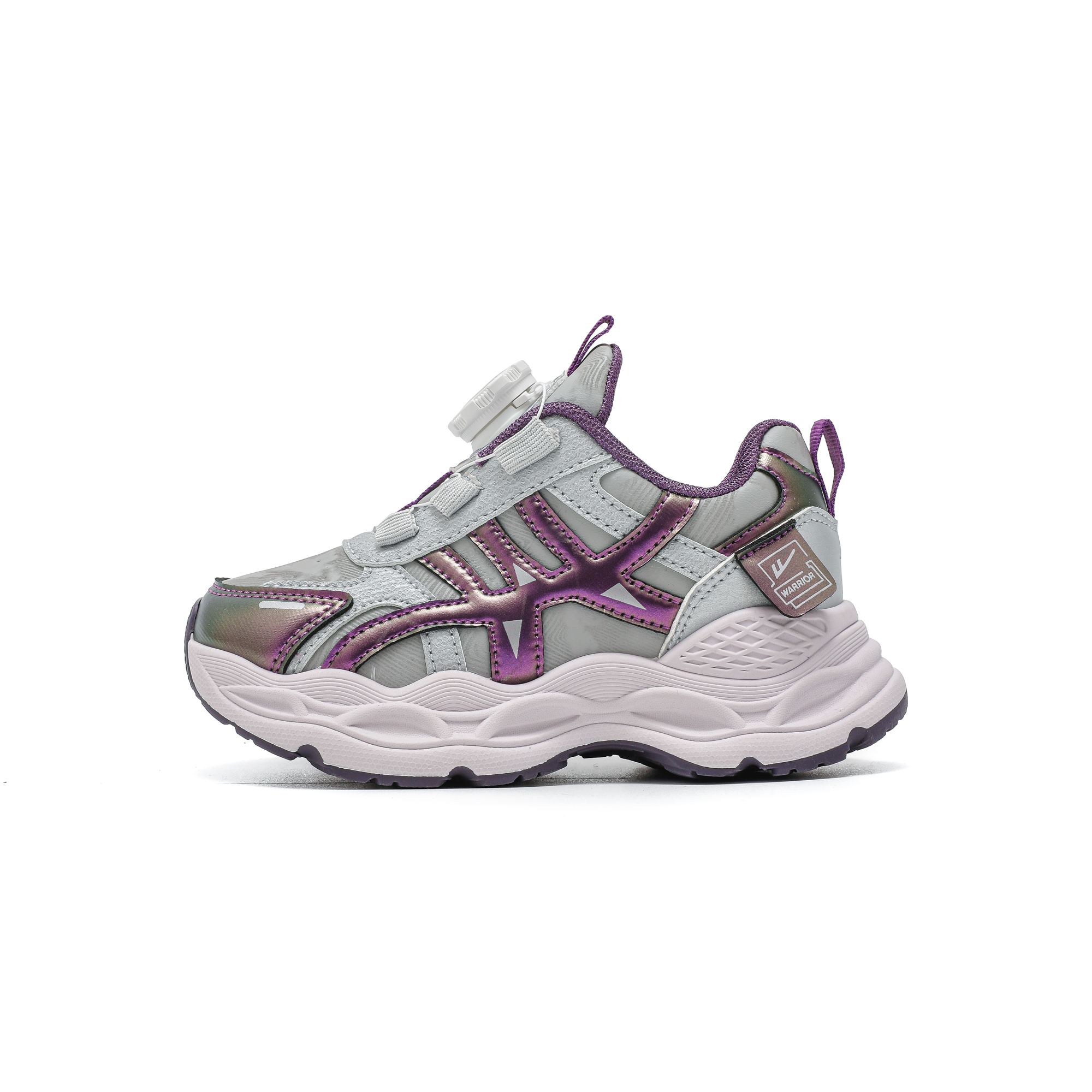 Кроссовки Casual низкие детские Synthetic Leather с амортизацией, устойчивые к истиранию и скольжению WARRIOR, серебро серый/фиолетовый
Кроссовки Casual низкие детские Synthetic Leather с амортизацией, устойчивые к истиранию и скольжению WARRIOR, серебро серый/фиолетовый