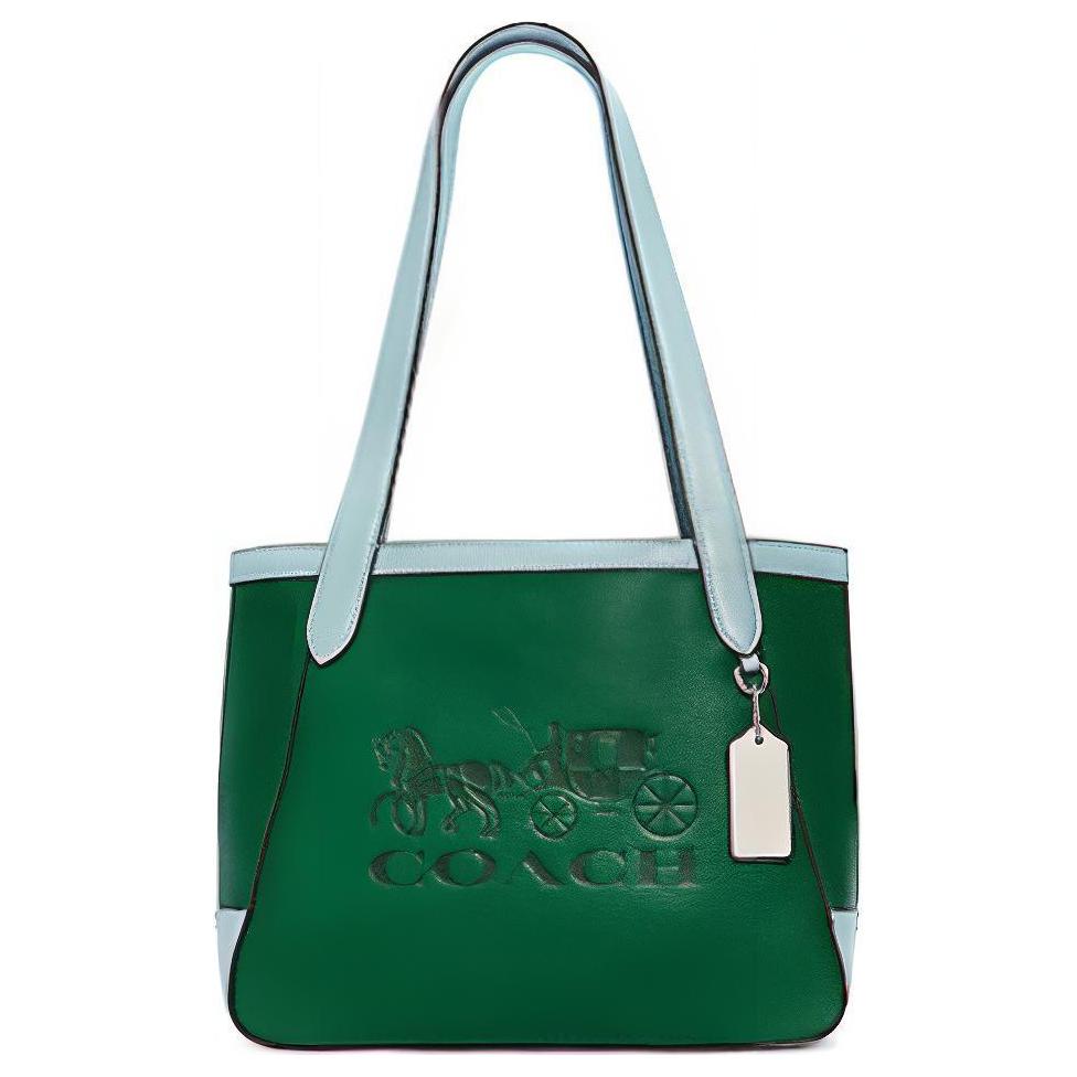 Кожаная женская сумка через плечо зеленая COACH
Кожаная женская сумка через плечо зеленая COACH